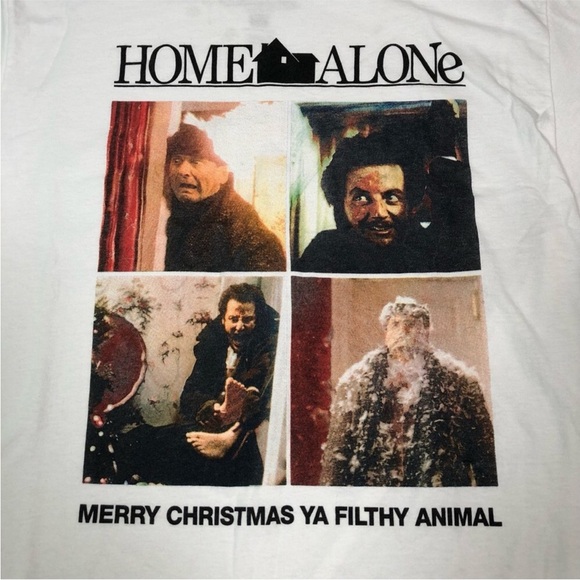 Home Alone T Shirt Harry & Marv version Size Large - Picture 3 of 4
